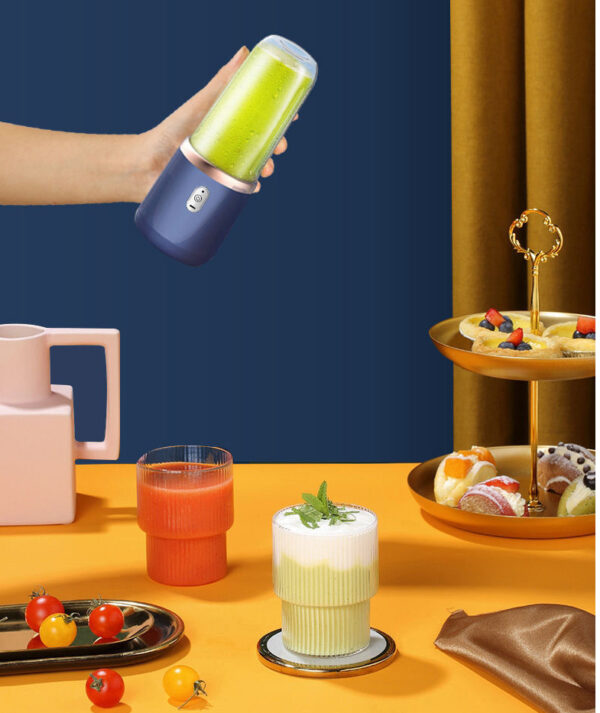 6blade Portable Blender Mini Juicer Cup Extractor Smoothie USB Charging Fruit Squeezer Blender Food Mixer Ice Crusher Portable Juicer Machine - Image 23
