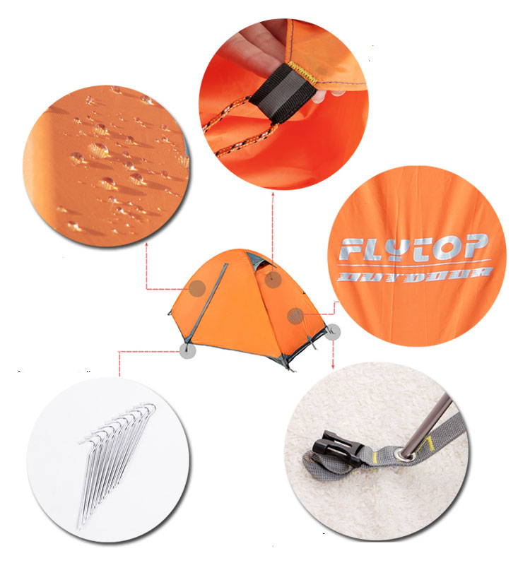Outdoor Double Camping Rainproof Tents Outdoor Camping High Mountain Snowfield Ultra-light Camping Equipment - Image 20