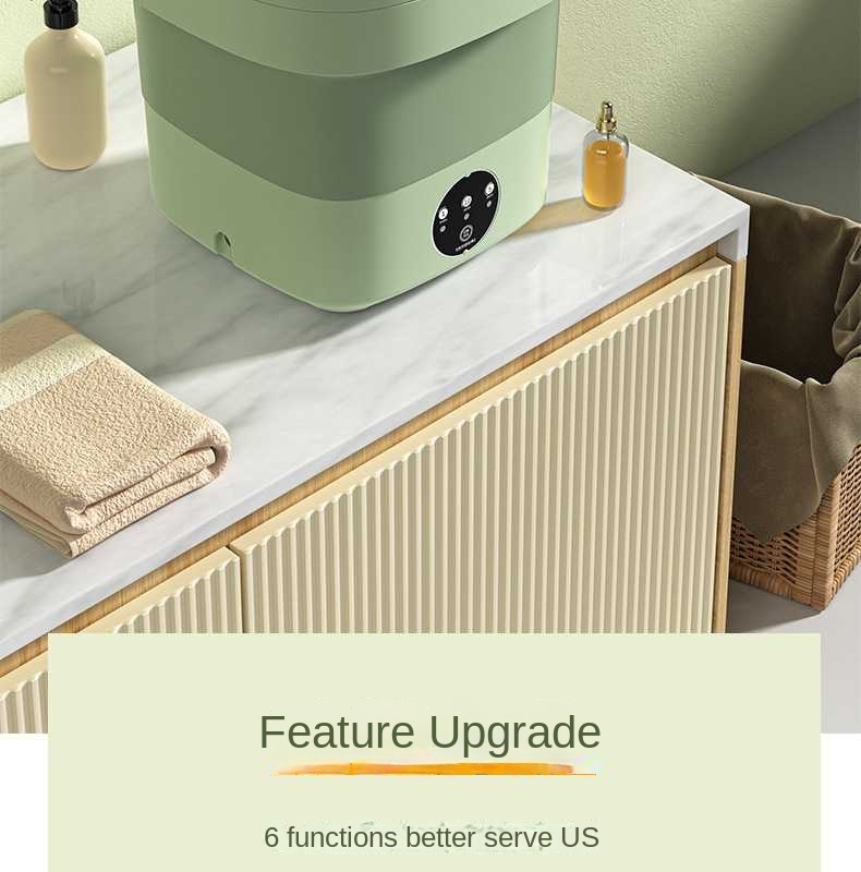 Mini Foldable Washing Machine Portable Mini Socks Underwear Panties Washing Machine Big Capacity 3 Models With Spinning Dry Gadgets - Image 27