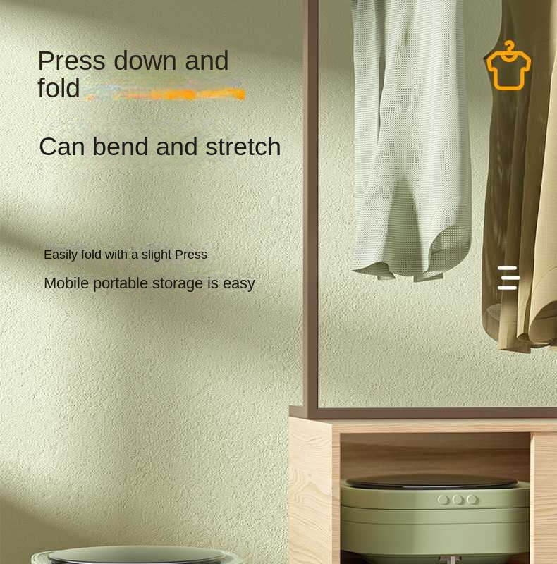 Mini Foldable Washing Machine Portable Mini Socks Underwear Panties Washing Machine Big Capacity 3 Models With Spinning Dry Gadgets - Image 29