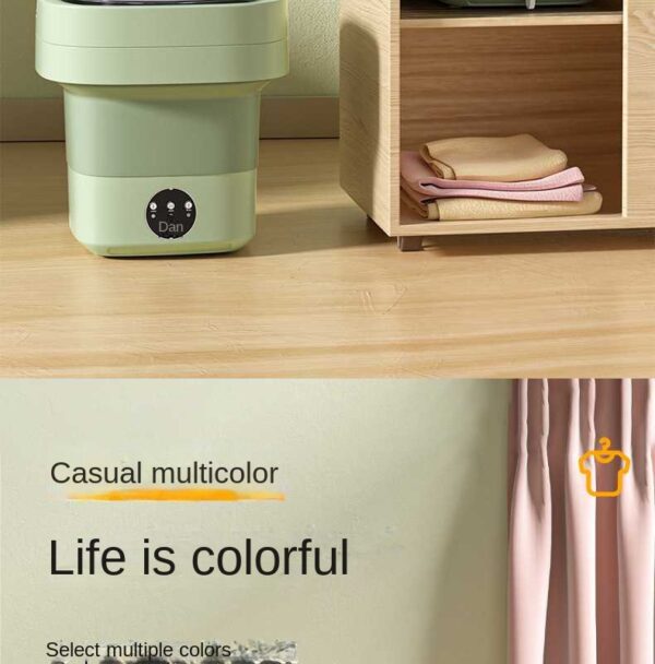 Mini Foldable Washing Machine Portable Mini Socks Underwear Panties Washing Machine Big Capacity 3 Models With Spinning Dry Gadgets - Image 30