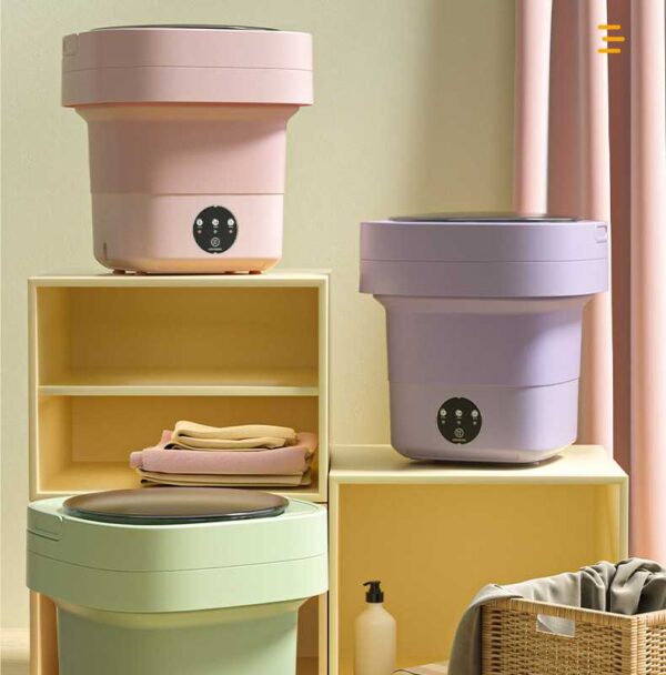 Mini Foldable Washing Machine Portable Mini Socks Underwear Panties Washing Machine Big Capacity 3 Models With Spinning Dry Gadgets - Image 19