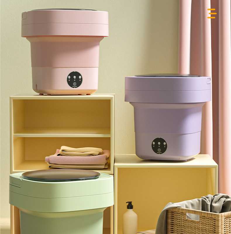 Mini Foldable Washing Machine Portable Mini Socks Underwear Panties Washing Machine Big Capacity 3 Models With Spinning Dry Gadgets - Image 19