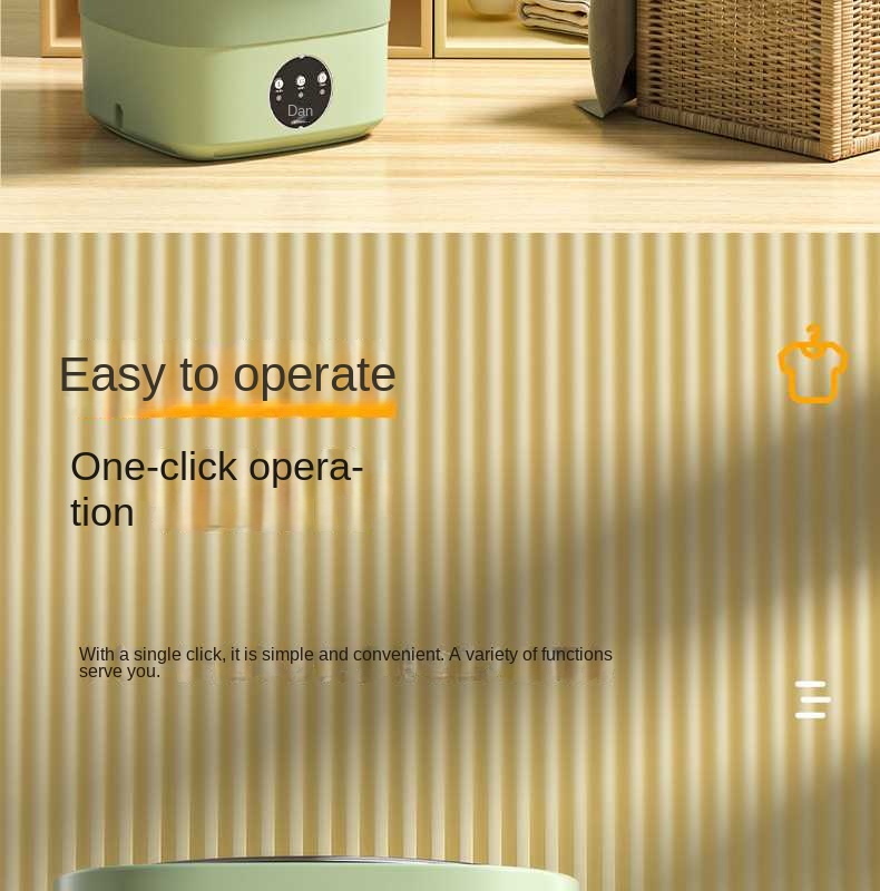 Mini Foldable Washing Machine Portable Mini Socks Underwear Panties Washing Machine Big Capacity 3 Models With Spinning Dry Gadgets - Image 20