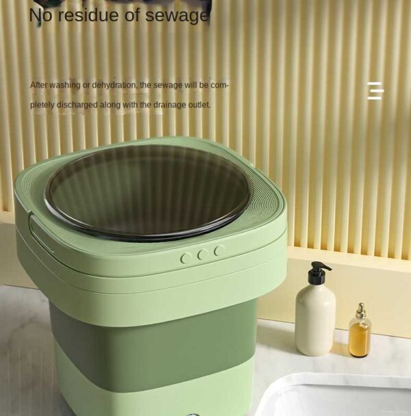 Mini Foldable Washing Machine Portable Mini Socks Underwear Panties Washing Machine Big Capacity 3 Models With Spinning Dry Gadgets - Image 11