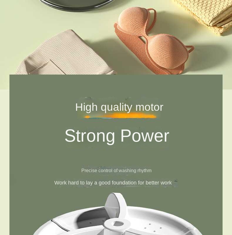 Mini Foldable Washing Machine Portable Mini Socks Underwear Panties Washing Machine Big Capacity 3 Models With Spinning Dry Gadgets - Image 14