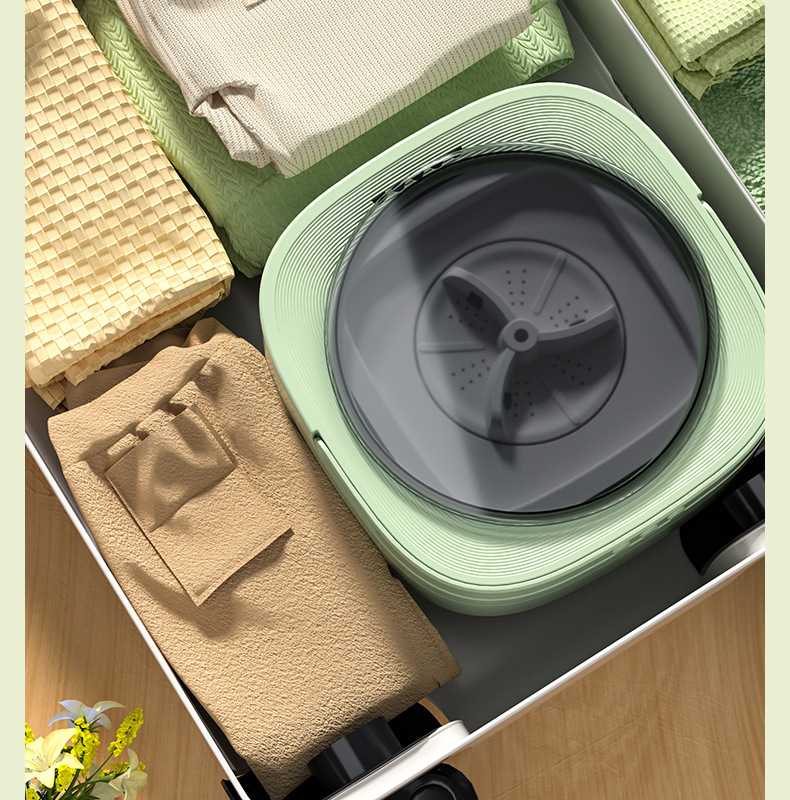 Mini Foldable Washing Machine Portable Mini Socks Underwear Panties Washing Machine Big Capacity 3 Models With Spinning Dry Gadgets - Image 17