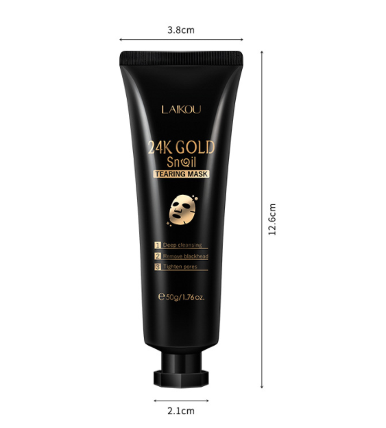 Gold Foil Snail Tear-Off Mask Hydrating - Image 12