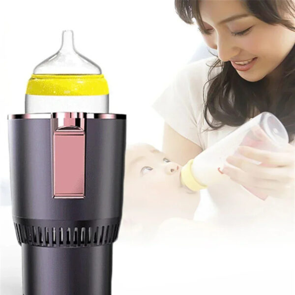 2 In1 Car Heating Cooling Cup 12V Smart Car Cup Holder Digital Temperature Display Drink Cup Warmer Cooler Mini Car Refrigerator - Image 16