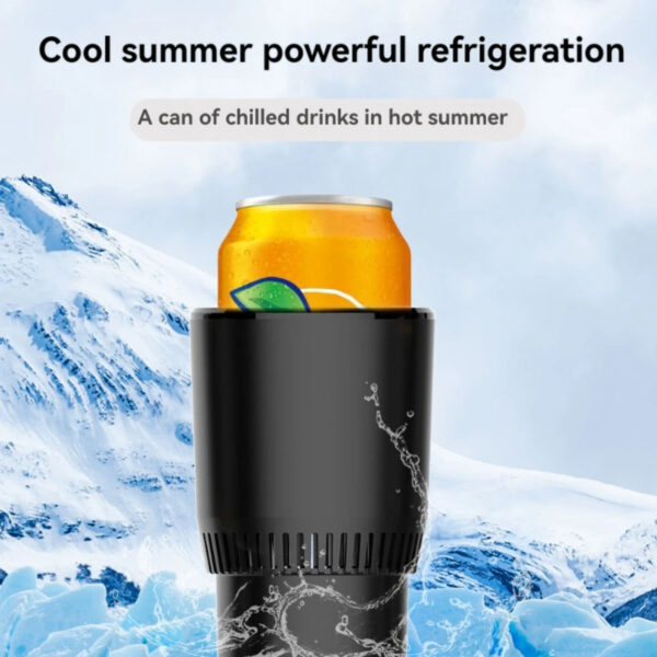 2 In1 Car Heating Cooling Cup 12V Smart Car Cup Holder Digital Temperature Display Drink Cup Warmer Cooler Mini Car Refrigerator - Image 17