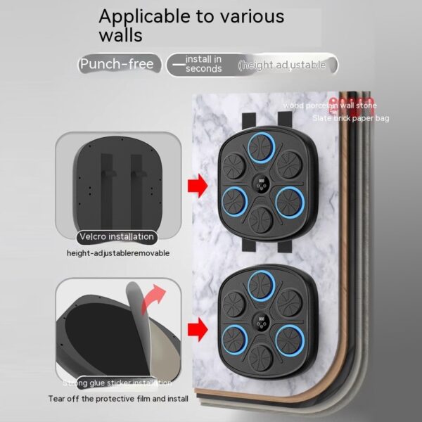 Music Boxing Target Training Wall Target Fitness Equipment - Image 12