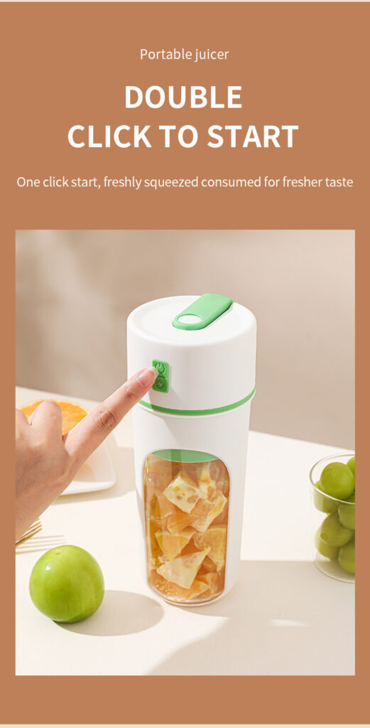 Kitchen Electric Juicer USB Charging Wireless Juices Blender Fruit Orange Mixer Squeezer Machine Ice Crush Cup Food Processor