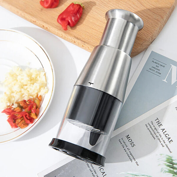 Garlic Crusher Onion Chopper Multipeler Vegetables Chopper Manual Garlic Press Machine Garlic Squeezer Kitchen Gadget - Image 9