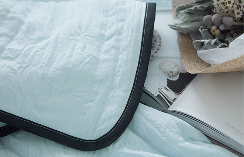 Cooling Blankets Pure Color Summer Quilt Plain Summer Cool Quilt Compressible Air-conditioning Quilt Quilt Blanket - Image 12