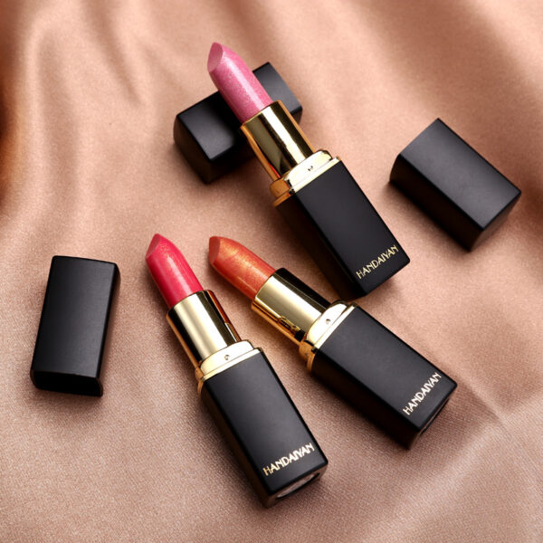 Shiny Metallic Lipstick Pearlescent Color Temperature Change Lipstick Gilt Lipstick - Image 17