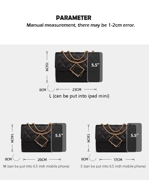 Summer Luxury Vintage Small Square Crossbody Bags Mini Women Handbag - Image 10