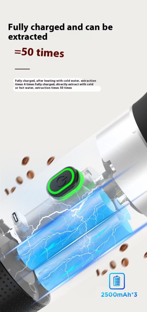 Electric Grinder Coffee Travel Handy 3 In1 Espresso Portable Coffee Espresso Maker Machine Cafe Portable Capsule Coffee Machine Kitchen Gadgets