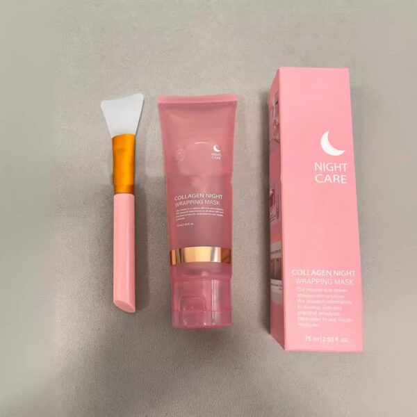 Face Night Mask Collagen Wrapping Mask Natural Ingredients Firming Elasticity & Hydration Anti-wrinkle For Skin Care - Image 11