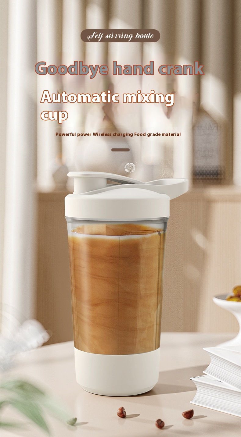 400ML 14oz Electric Protein Powder Mixing Cup Automatic Shaker Mixer Shake Bottle Milk Coffee Blender Kettle Fro Gym 1200mAh - Image 18