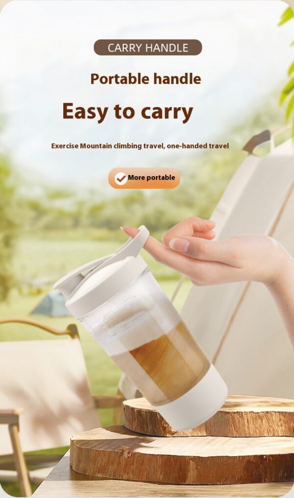 400ML 14oz Electric Protein Powder Mixing Cup Automatic Shaker Mixer Shake Bottle Milk Coffee Blender Kettle Fro Gym 1200mAh - Image 17