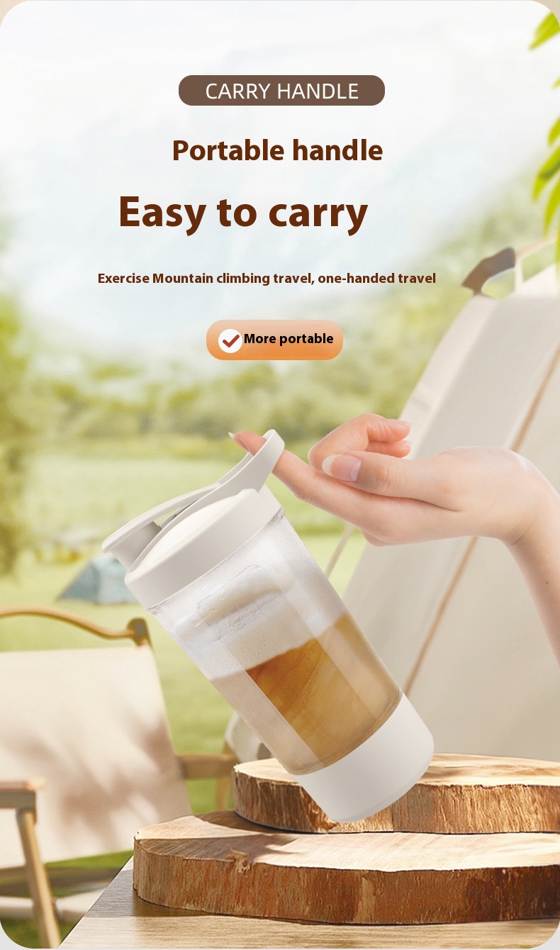 400ML 14oz Electric Protein Powder Mixing Cup Automatic Shaker Mixer Shake Bottle Milk Coffee Blender Kettle Fro Gym 1200mAh - Image 17