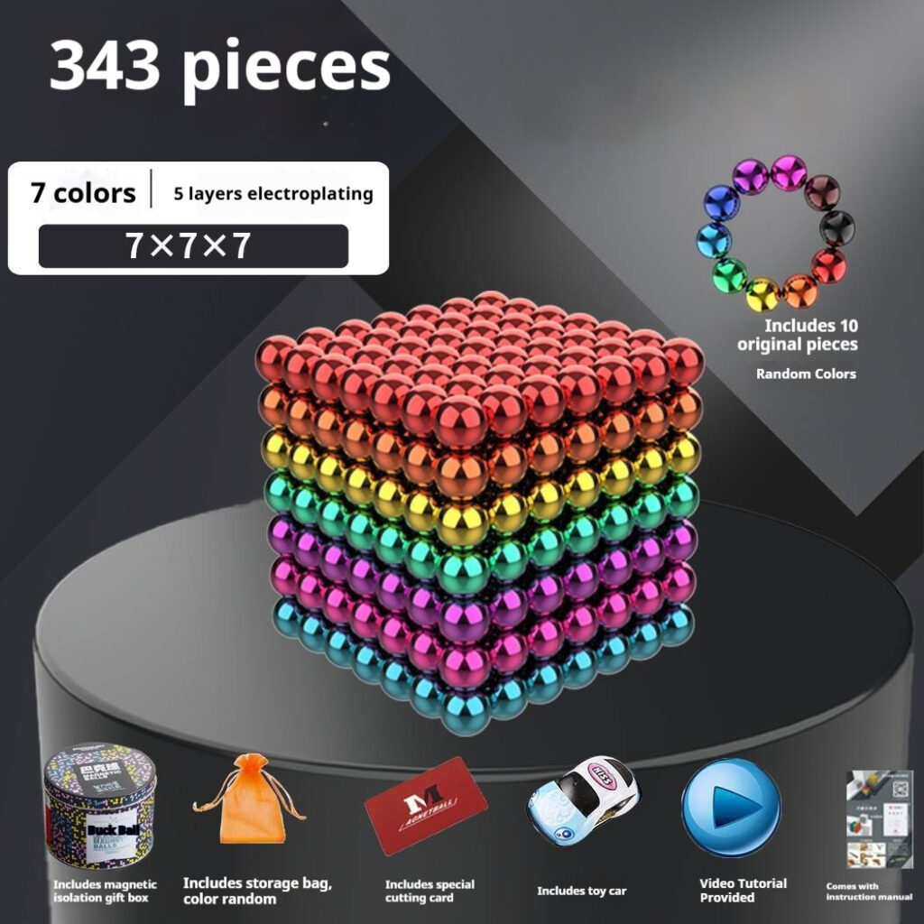 Colorful Magnetic Balls Strong Magnetic Beads Magnet Toys