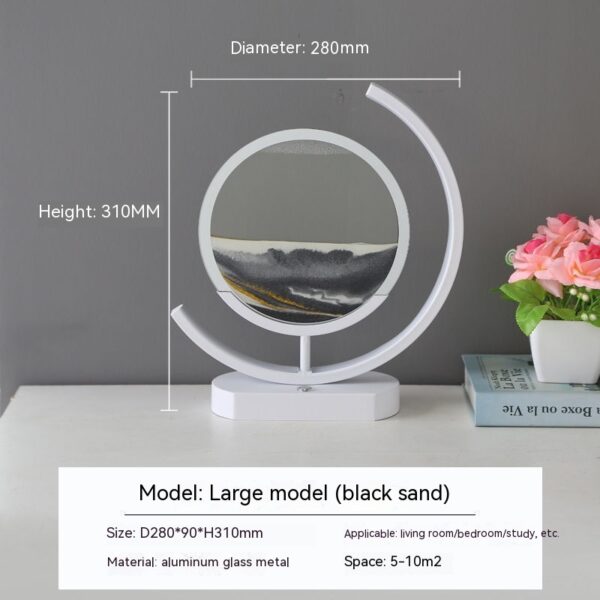 High-end Business Gifts Quicksand Painting 3D Living Room Decorations Lights Creative Lamp Led Lights - Image 11