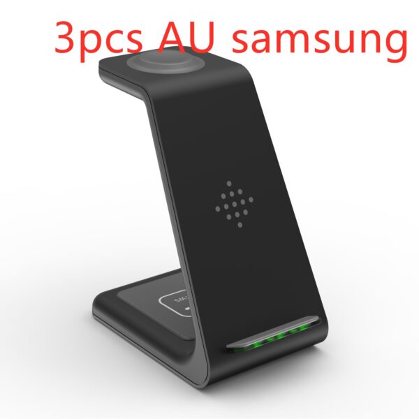 3 In 1 Fast Charging Station Wireless Charger Stand Wireless Quick Charge Dock For Phone Holder - Image 38