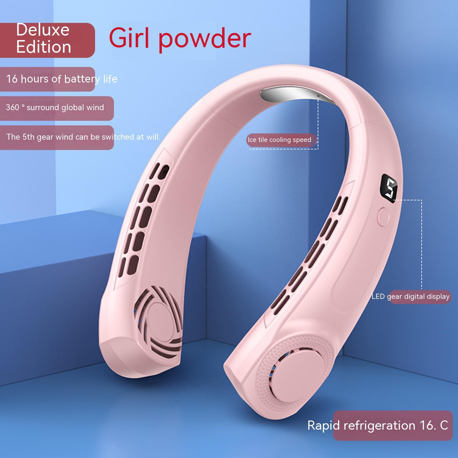 Portable Mute Multifunctional Hanging Neck Fan - Image 8