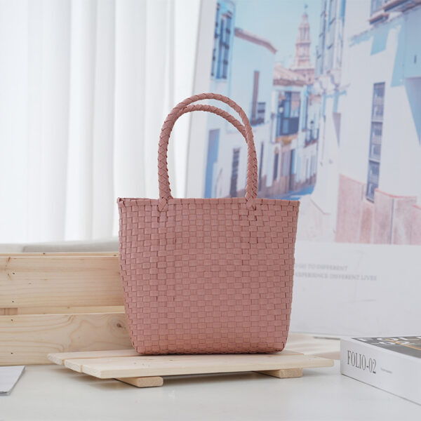 Women's Large-Capacity Woven PVC Beach Bag - Image 4