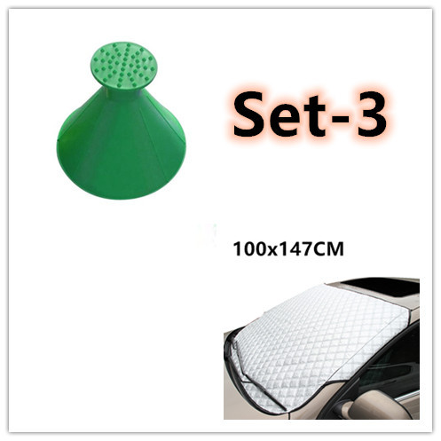 Car snow block front windshield antifreeze cover winter front gear snowboard windshield snow cover frost guard - Image 8