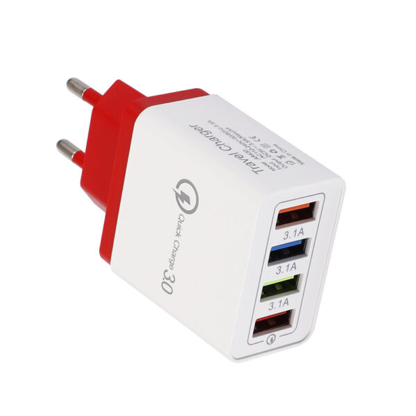 USB Charger Quick Charge 3.0 4 Phone Adapter For Tablet Portable Wall Mobile Charger Fast Charger - Image 31