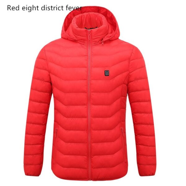 Smart heating cotton jacket USB electric heating jacket - Image 50