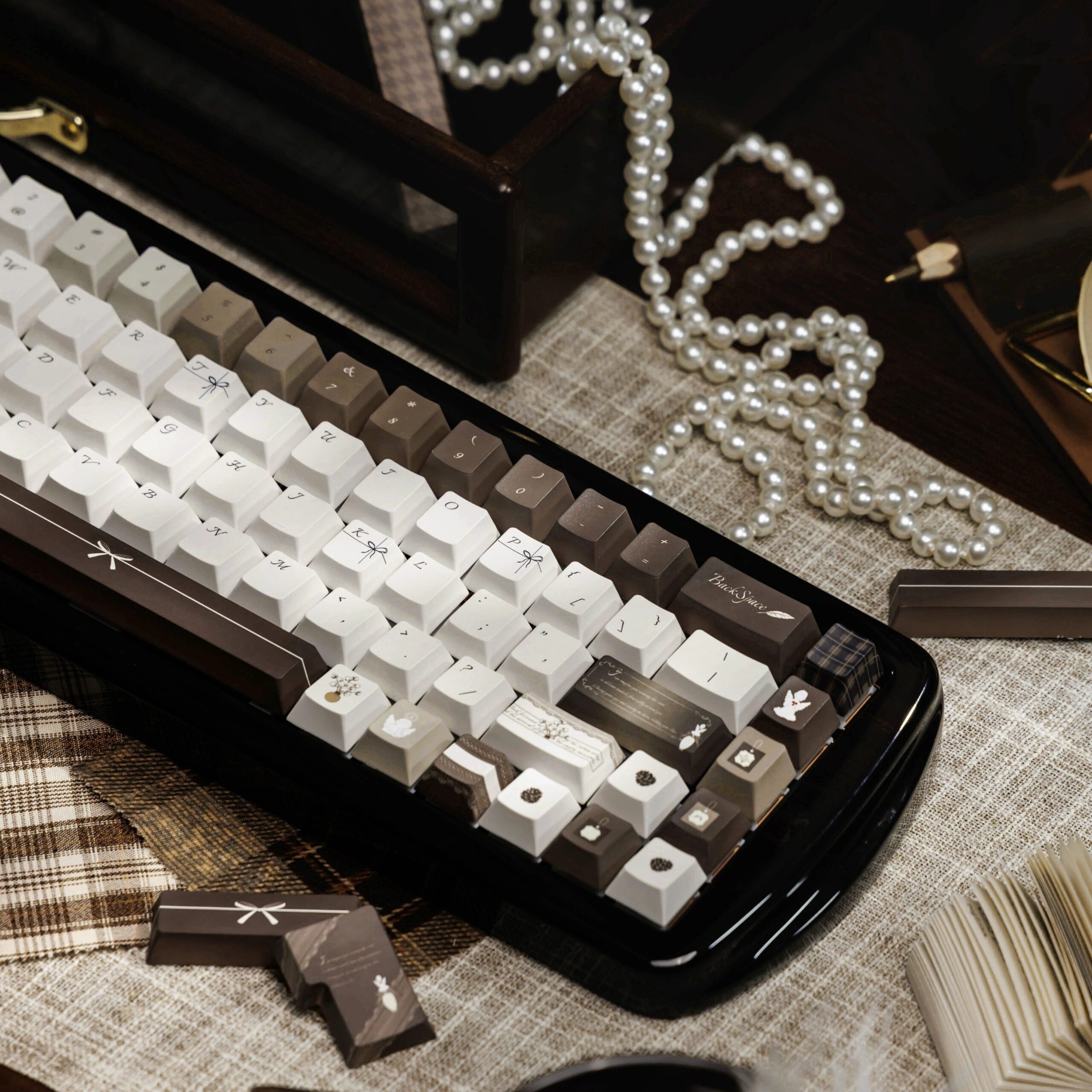Wood-scented Perfume Keycaps For Mechanical Keyboards - Image 5