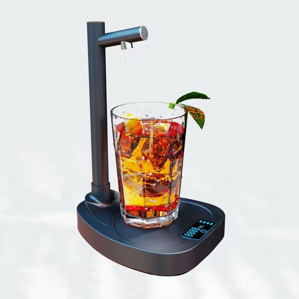 Added Extension Tupe Water Dispenser Automatic Water Bottle Desktop Rechargeable Water Dispenser With Stand