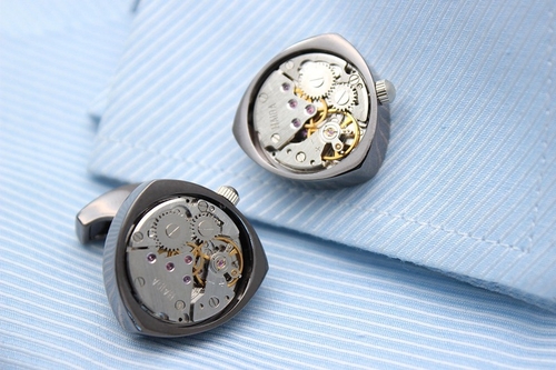 Rotor Motors Watch Engine Cufflinks - Image 5