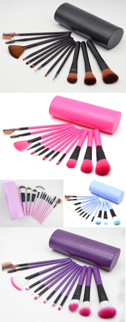 12pcs Makeup Brush Set Blush Eyeshadow Eyelash Highlighter Makeup Brush