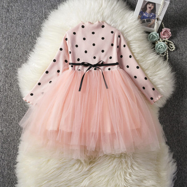 Baby Girls Spring Winter Long Sleeve Tutu Lace Dresses Infantil Newborn 1st Birthday Party Clothes Christening Gown Casual Wear - Image 21
