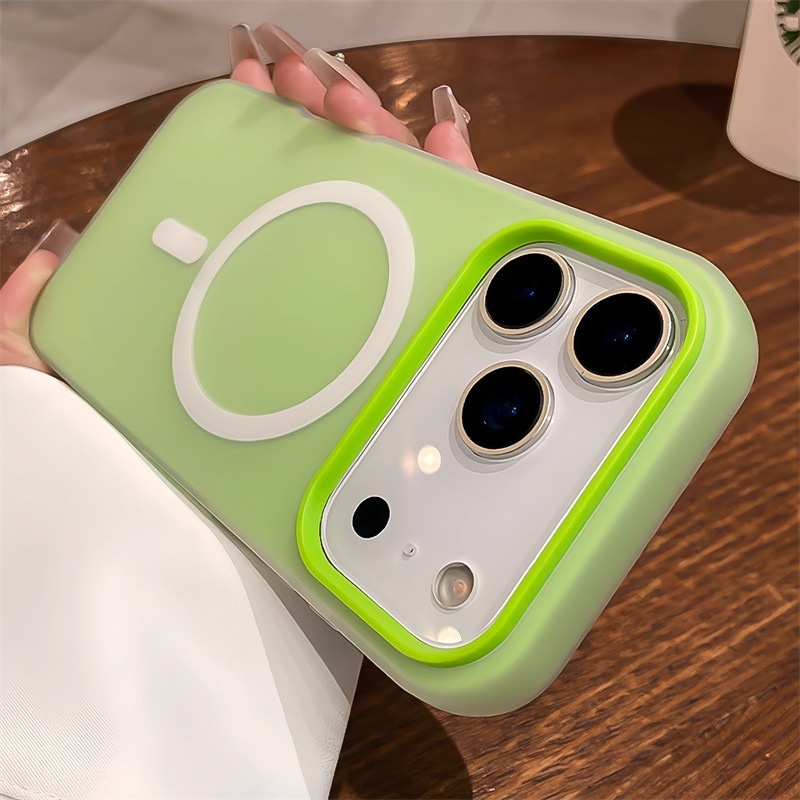Suitable For 17 Pro Max Phone Case  Jelly Magnetic Two in one Frosted Simple Drop proof - Image 39