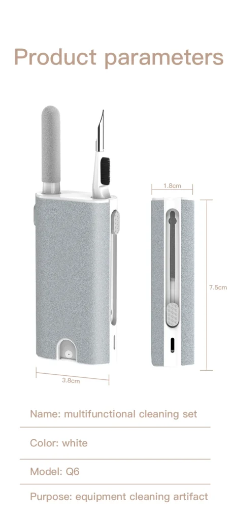 5 In 1 Screen Cleaner Kit Camera Phone Tablet Laptop Screen Cleaning Tools Earphone Cleaning Brush Pen For Office