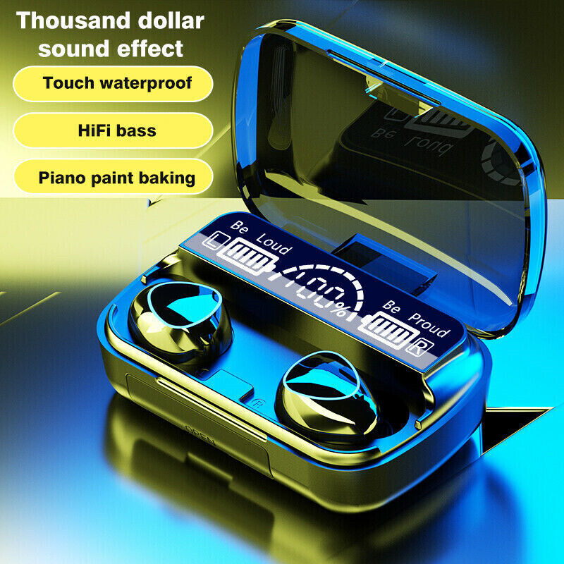 TWS Wireless 5.1 Waterproof Bluetooth Sports Waterproof Earphones - Image 1
