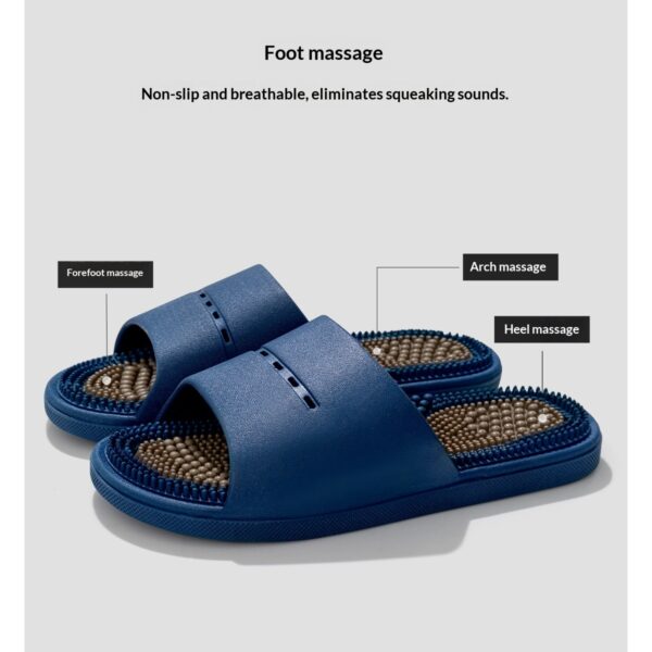 Massage Slippers For Men Summer Indoor Home And Bathroom Use Foot Acupressure Slippers With Non-slip Soles For Men - Image 11