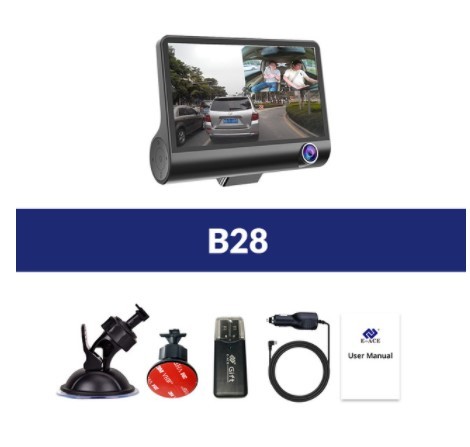 1080P High-definition Three-record Driving Recorder - Image 4