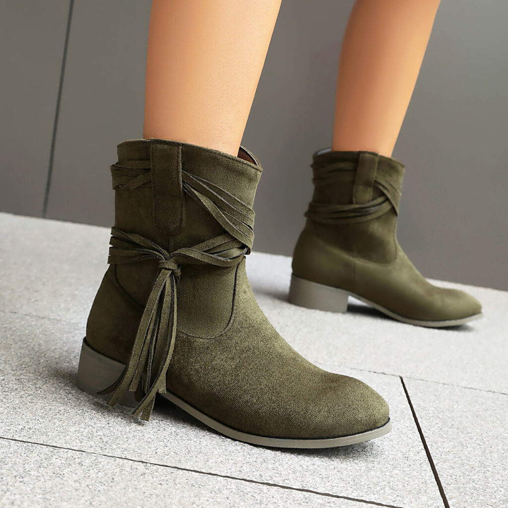 Tassel Women's Casual Ankle Boots