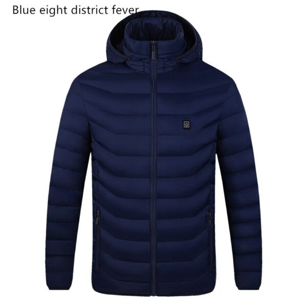 Smart heating cotton jacket USB electric heating jacket - Image 18