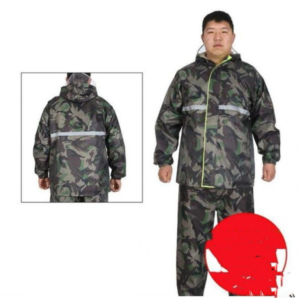 Men's Split Rain Pants Oversized Fat Guy - Image 11