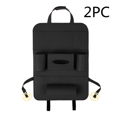 Auto Car Backseat Organizer Car-Styling Holder Multi-Pocket Seat Wool Felt Storage Multifunction Vehicle Accessories Bag - Image 16
