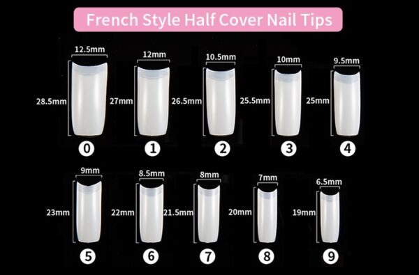 500 French nails - Image 2