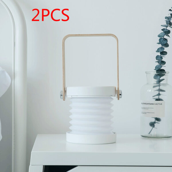 Foldable Touch Dimmable Reading LED Night Light Portable Lantern Lamp USB Rechargeable For Home Decor - Image 38