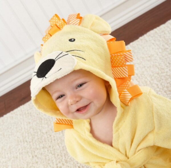 Cartoon Cute Animal Modeling Baby Bath Towels Baby Bathrobes Cotton Children's Bathrobes Baby Hooded - Image 64